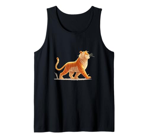 Stolzer Bengalischer Tiger Kostüm für Jungen und Mädchen Tank Top von Bengal Tiger Outfit