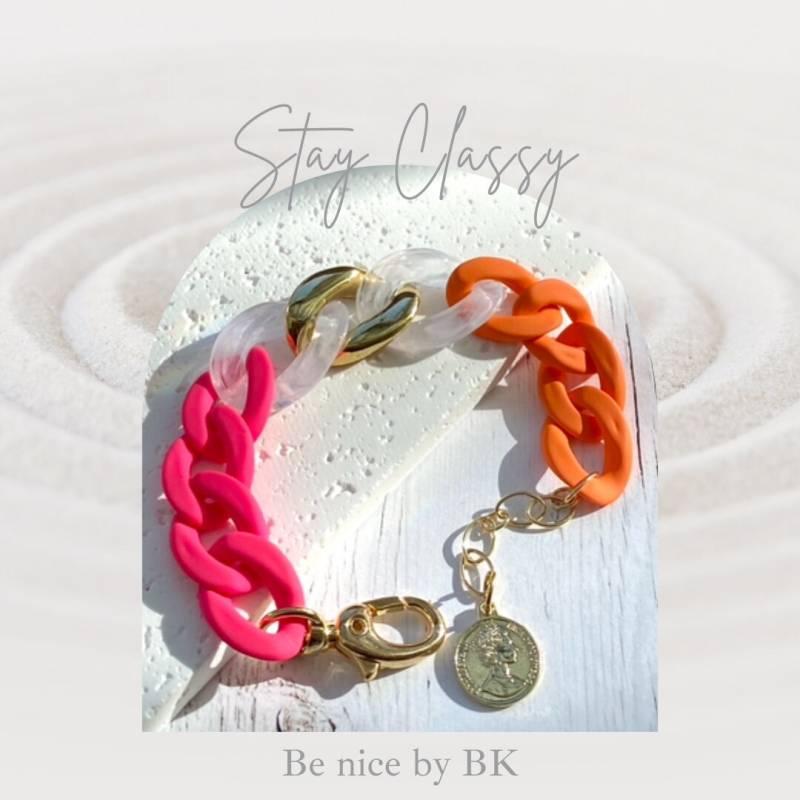 Acryl Armband Für Frauen/Armkette Damen Geschenk Beste Freundin Y2K Style von BenicebyBK
