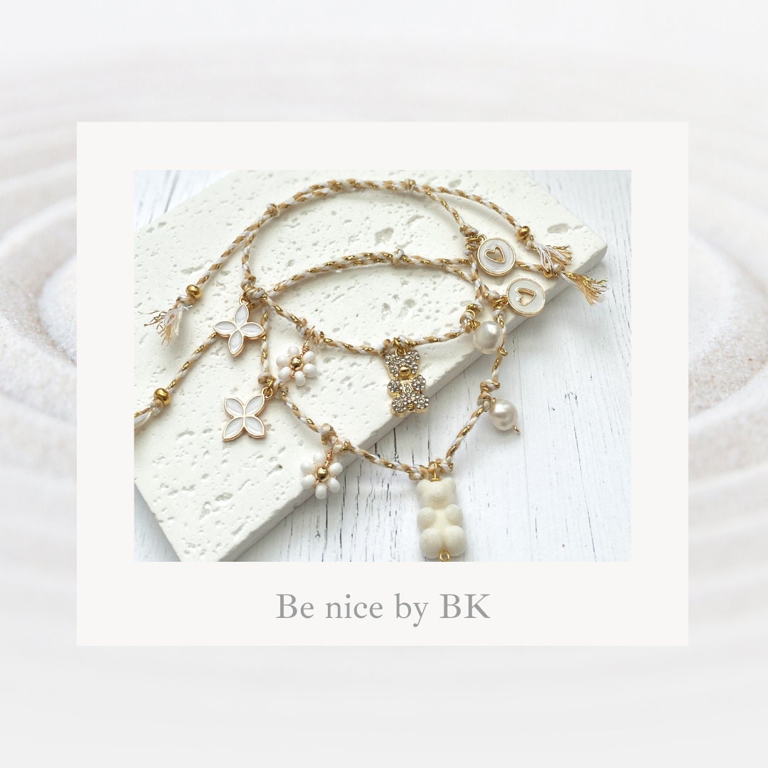 Bettelarmband - Charm Armband Damen Mit Anhänger Festival Armbänder Statement Bettelarmband - Charm Armband Damen Mit Anhänger Festival Armbänder Statement von BenicebyBK