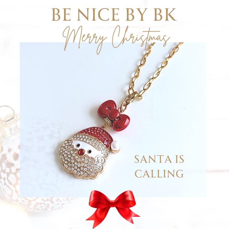 Weihnachtskette Schmuck, Halskette Weihnachten Damen, Schmuck Adventskalender, Weihnachtliche Kette Freundin, Weihnachts von BenicebyBK