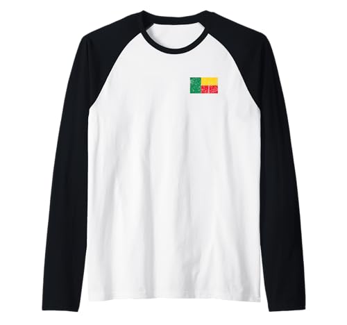 Benin-Flagge, Grafik für Männer, Frauen, Kinder Raglan Benin-Flagge, Grafik für Männer, Frauen, Kinder Raglan von Benin Flag Graphic Store