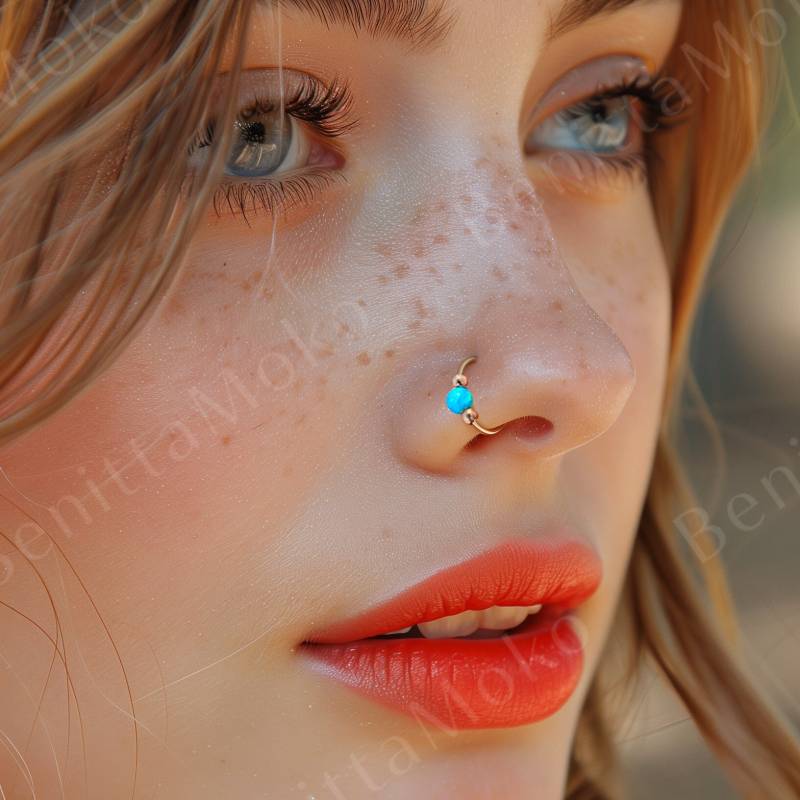Fake-Nasenpiercing, Fake-Nasenstecker, Kein Piercing Erforderlich Fake-Nasenpiercing, Fake-Nasenstecker, Kein Piercing Erforderlich von Benittamoko
