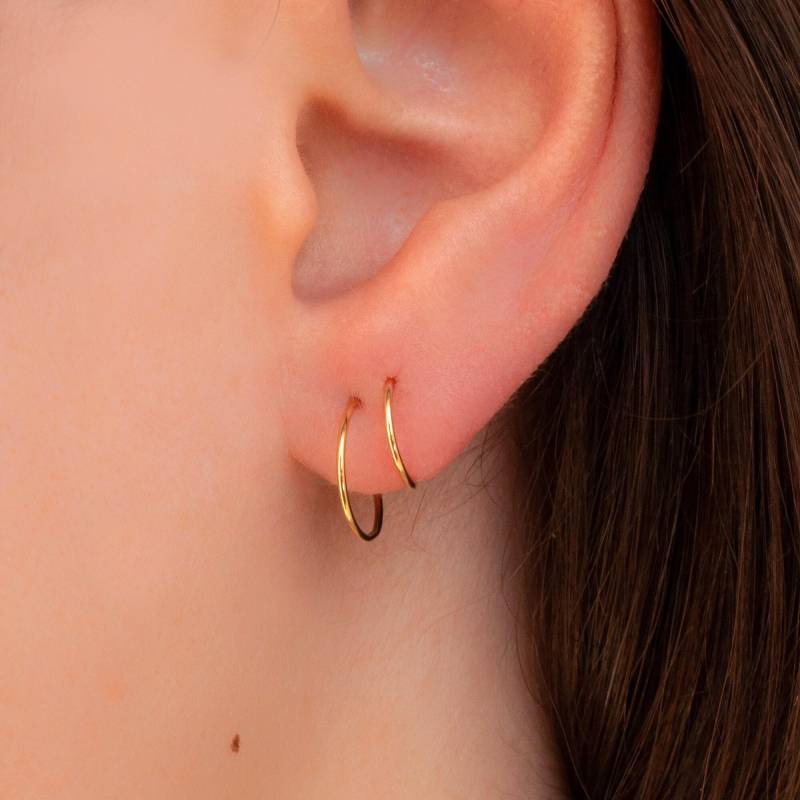Nahtloser Gold-Filled Ohrring Helix, Tragus, Septum Piercing von Benittamoko