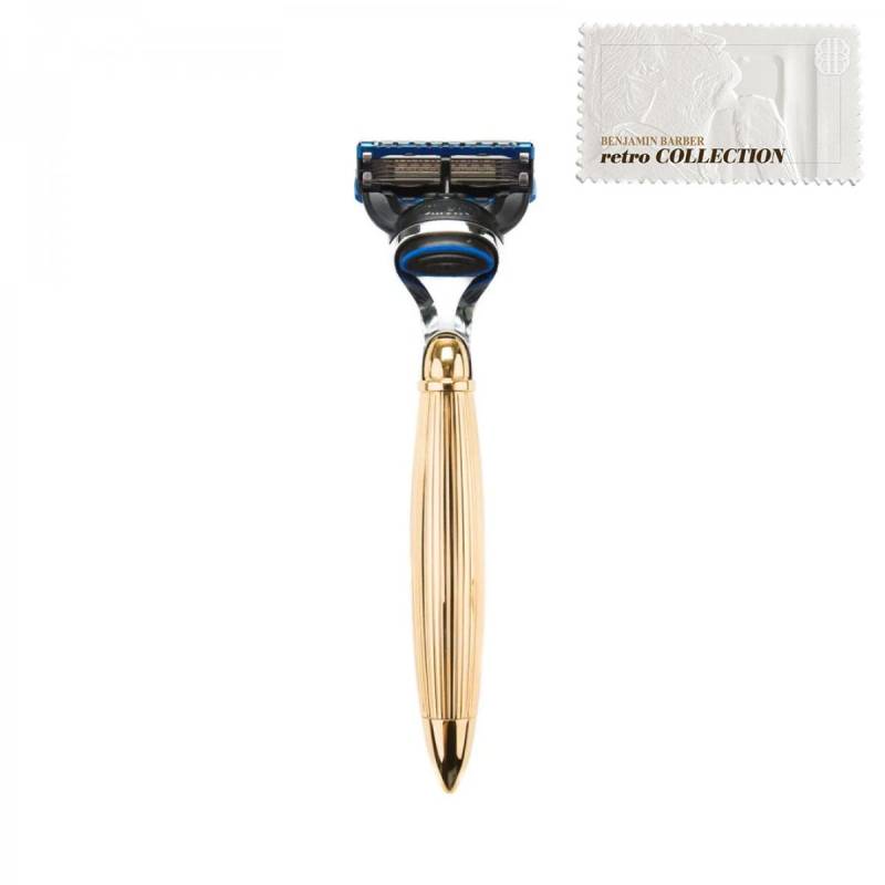 Benjamin Barber Shaving Razor Fusion Gold - Retro Collection Benjamin Barber Shaving Razor Fusion Gold - Retro Collection von Benjamin Barber