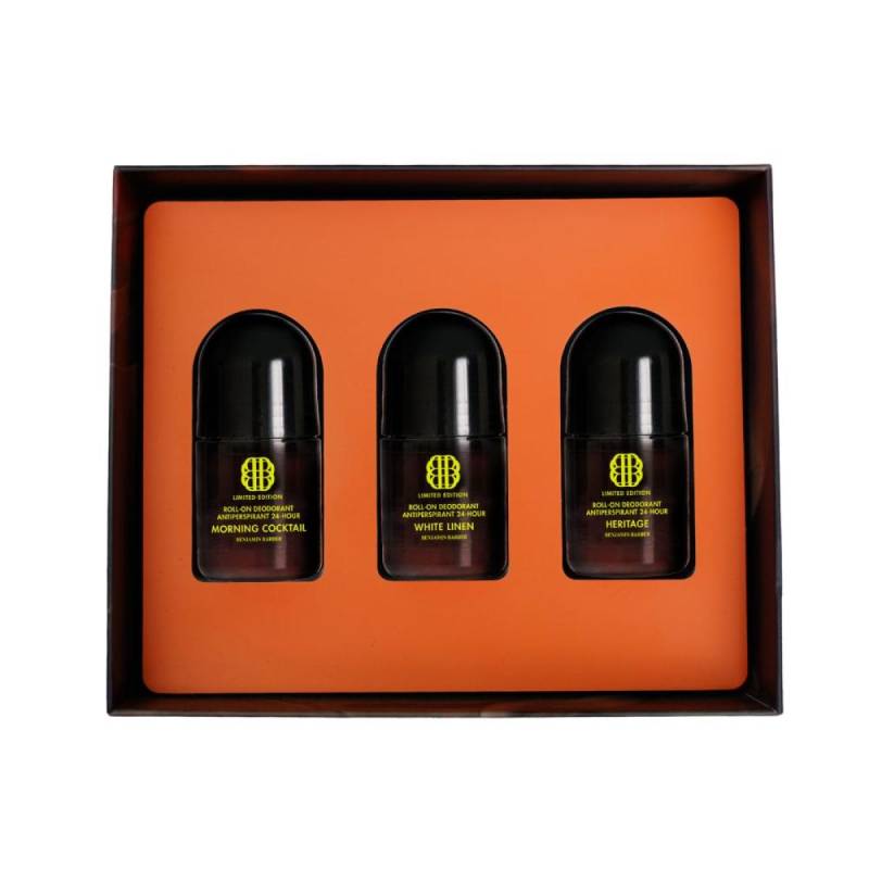 Geschenkbox Limited Edition – Deodorant Trio (3x75 ml) von Benjamin Barber
