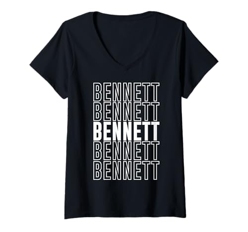 Damen Bennett T-Shirt mit V-Ausschnitt Damen Bennett T-Shirt mit V-Ausschnitt von Bennett Apparel