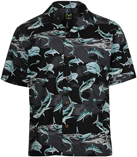 Benny's hawaiianisches Hemd für Herren - Schwarz - 3X Benny's hawaiianisches Hemd für Herren - Schwarz - 3X von Benny's