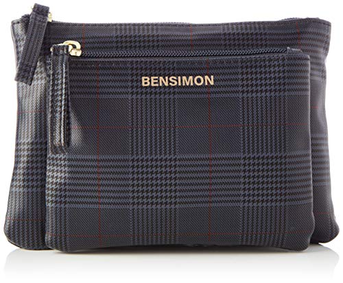 Bensimon Damen DBE Card Holder Rainy Tartan, Marine, TU von Bensimon