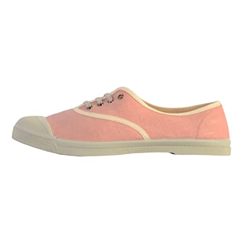 Bensimon Damen Ten Shiny Linen Sneaker, Make Up, 41 EU von Bensimon