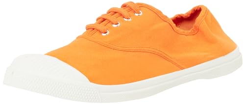 Bensimon Damen Tennis Schnürsenkel Sneaker, Clementine, 38 EU von Bensimon