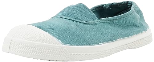 Bensimon Jungen Unisex Kinder Ten Elastisch E Sneaker, Pfau, 24 EU von Bensimon