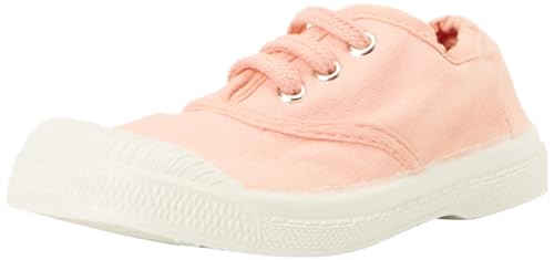 Bensimon Jungen Unisex Kinder Tennis Schnürsenkel Sneaker, Rosa, 23 EU von Bensimon