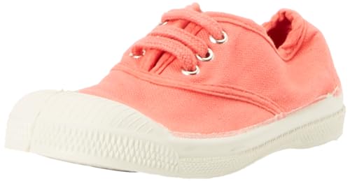 Bensimon Jungen Unisex Kinder Tennis Schnürsenkel Sneaker, Rosa Indie, 24 EU von Bensimon