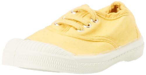 Bensimon Jungen Unisex Kinder Tennis Schnürsenkel Sneaker, Safran, 27 EU von Bensimon