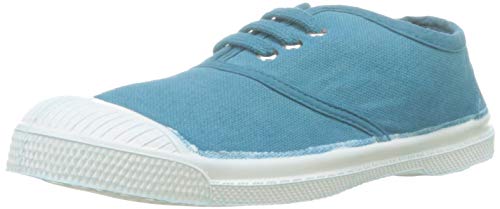 Bensimon Unisex-Kinder Tennis Lacet Sneaker, Grün (Paon 0665) von Bensimon