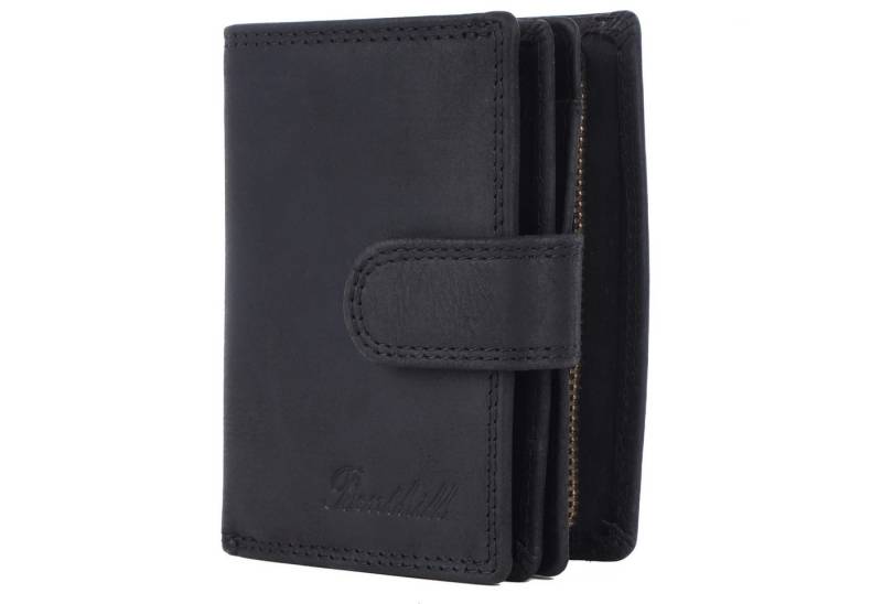 Benthill Geldbörse Damen Echt-Leder Geldbeutel RFID Portemonnaie Frauen Portmonee Leder, RFID-Schutz Kartenfächer Münzfach Reißverschlussfach von Benthill