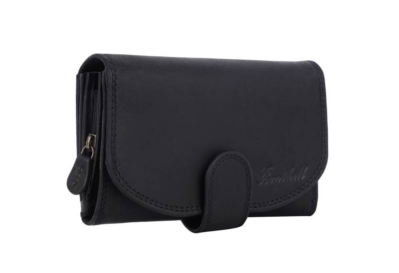 Benthill Geldbörse Damen Echt Leder Portemonnaie RFID Portmonee Vintage viel Kartenfächer, RFID-Schutz Kartenfächer Münzfach Reißverschlussfach von Benthill