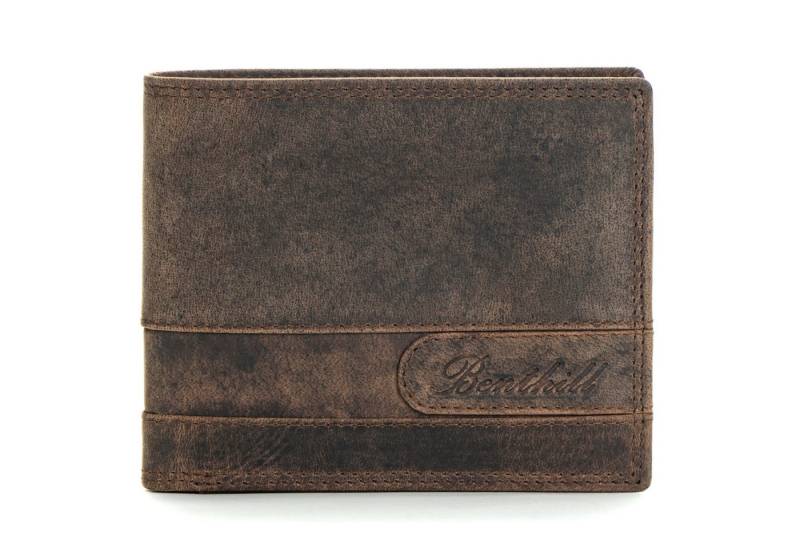 Benthill Geldbörse Herren Echt-Leder Geldbeutel RFID Großes Portemonnaie Männer Vintage, RFID-Schutz Kartenfächer Münzfach von Benthill