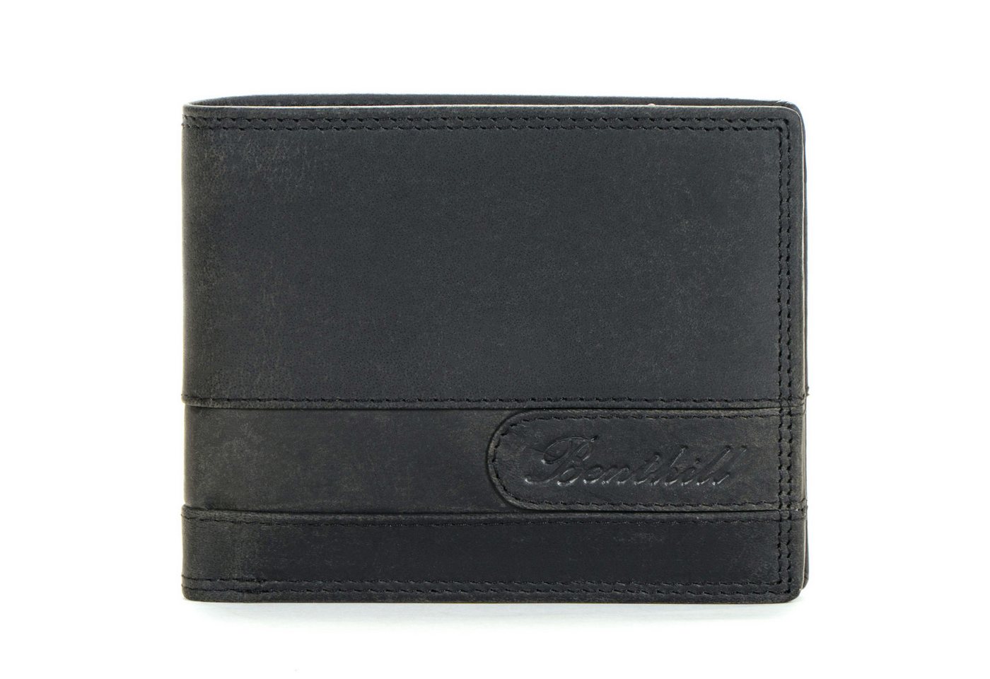 Benthill Geldbörse Herren Echt-Leder Geldbeutel RFID Großes Portemonnaie Männer Vintage, RFID-Schutz Kartenfächer Münzfach von Benthill