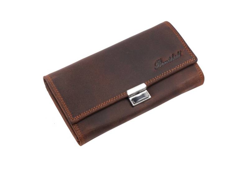 Benthill Geldbörse Kellner Echt Leder Kellnergeldbörse Taxibörse RFID Profi Kellnerbörse, RFID-Schutz Kartenfächer Münzfach Reißverschlussfach von Benthill