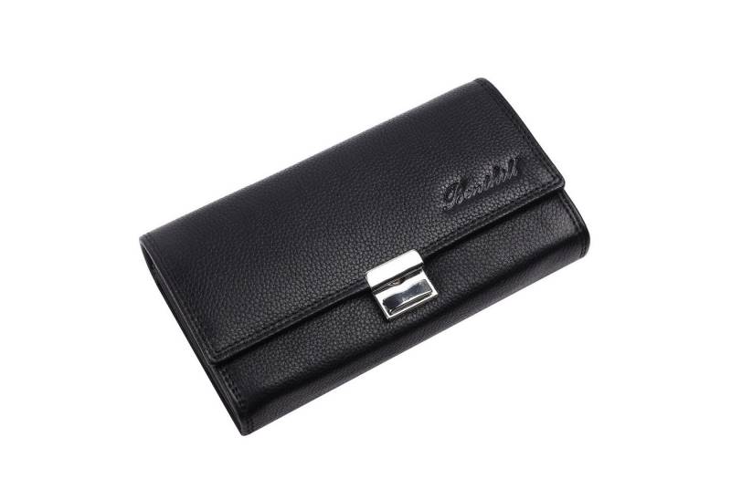 Benthill Geldbörse Kellner Echt Leder Kellnergeldbörse Taxibörse RFID Profi Kellnerbörse, RFID-Schutz Kartenfächer Münzfach Reißverschlussfach von Benthill