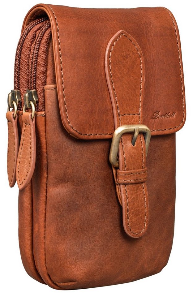 Benthill Gürteltasche Echt Leder Gürteltasche Damen & Herren Hüfttasche Wandertasche, Reißverschlussfach von Benthill