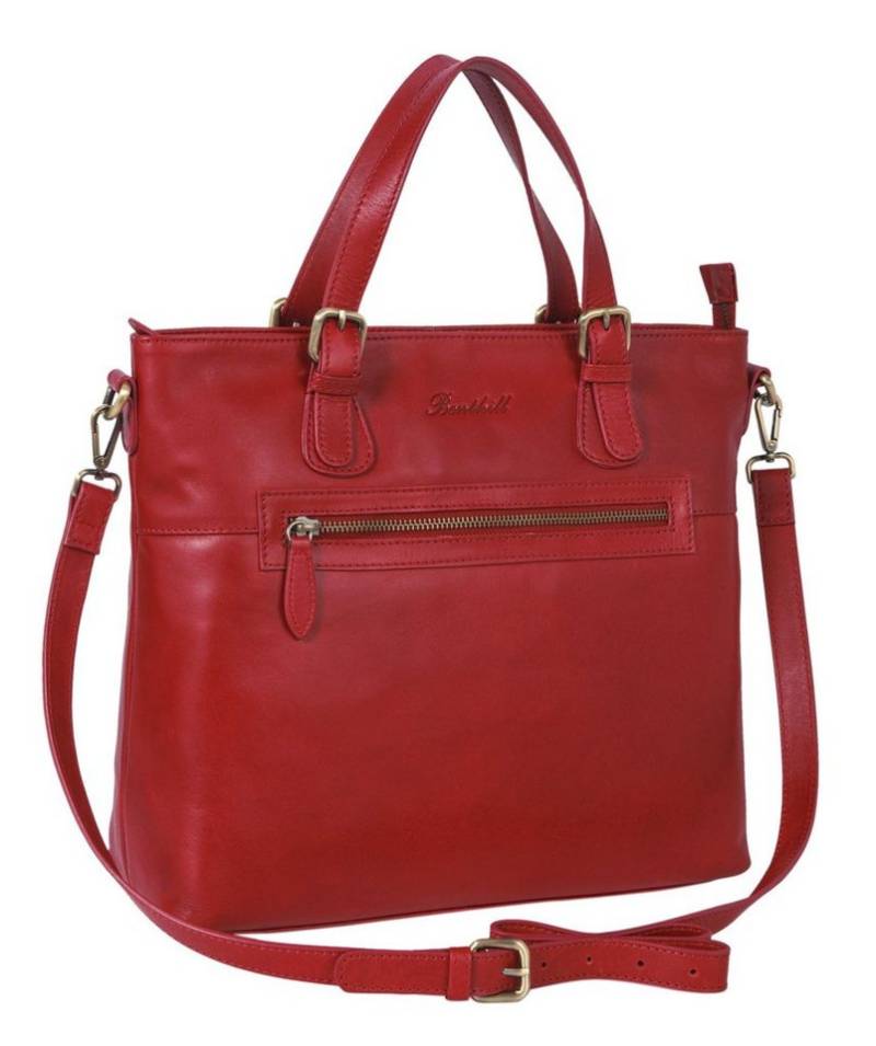 Benthill Handtasche Damen Echt Leder Handtasche Frauen Henkeltasche Vintage Umhängetasche, Schultergurt / Umhängegurt Reißverschlussfach von Benthill