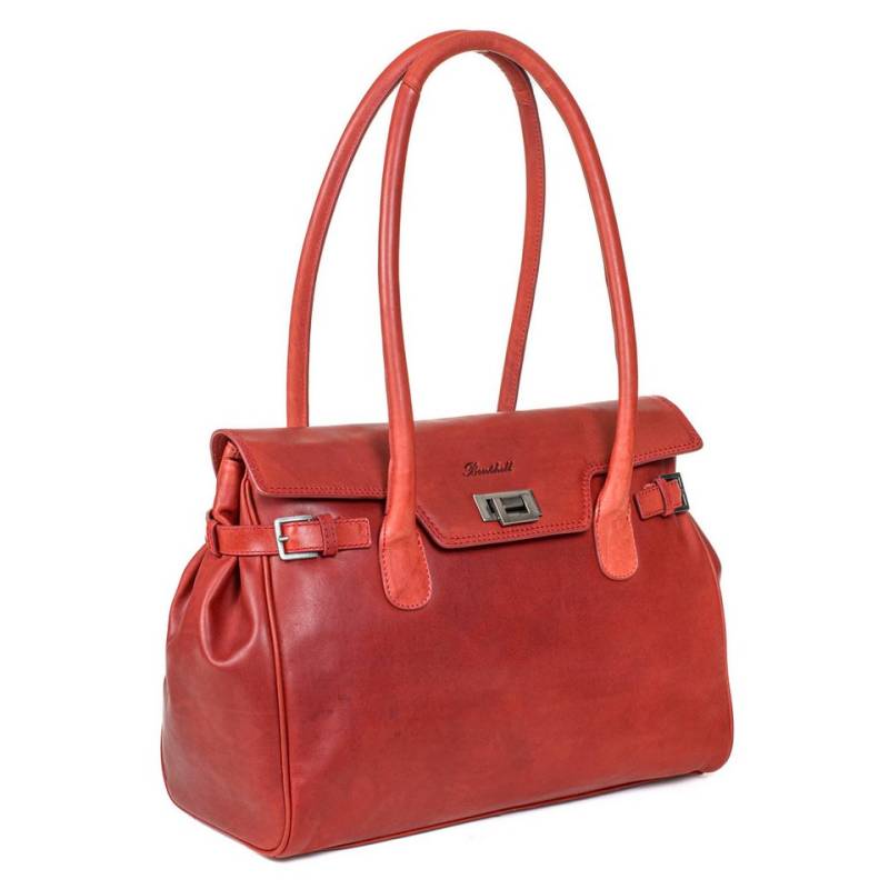 Benthill Henkeltasche Damen Echt Leder Handtasche Schultertasche Vintage Bag Tasche, Reißverschlussfach von Benthill
