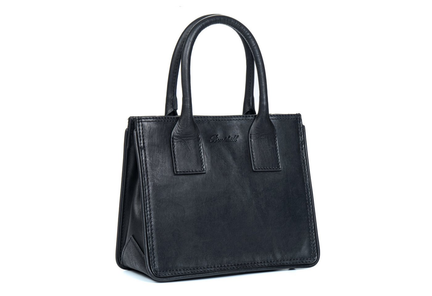 Benthill Henkeltasche Damen Echt Leder Tasche Henkeltasche Handtasche Frauen Schultertasche, Reißverschlussfach von Benthill