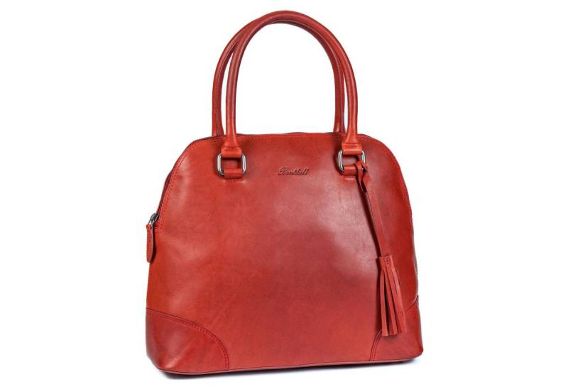 Benthill Henkeltasche Damen Handtasche Echt Leder Vintage Tasche Groß Frauen Umhängetasche, Reißverschlussfach von Benthill