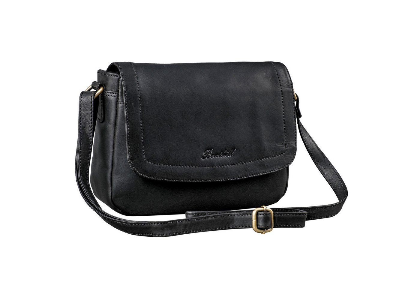 Benthill Umhängetasche Damen Echt Leder Handtasche Umhängetasche Schultertasche Vintage Bag, Schultergurt / Umhängegurt Reißverschlussfach von Benthill