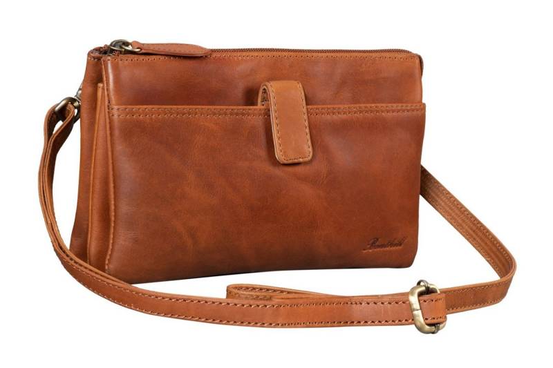 Benthill Umhängetasche Echt Leder Umhängetasche Reisebrieftasche Schultertasche Damen Herren, Schultergurt / Umhängegurt Reißverschlussfach von Benthill