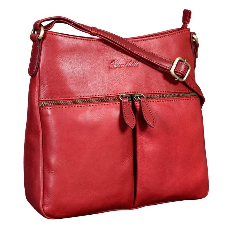 Benthill Umhängetasche Damen Echt Leder Umhängetasche Handtasche Schultertasche Shopper, Schultergurt / Umhängegurt Reißverschlussfach von Benthill