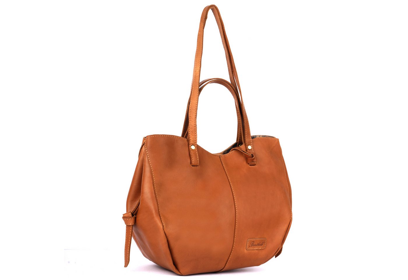 Benthill Umhängetasche Damen Echt Leder Umhängetasche Shopper Vintage Schulter Handtasche, Schultergurt / Umhängegurt Reißverschlussfach von Benthill