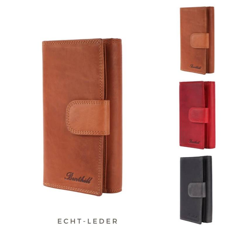 Damen Portemonnaie Leder Xxl - Große Geldbörse Mit Rfid Schutz Echtleder Vintage Damenbörse Inkl. Geschenkbox von BenthillLederShop