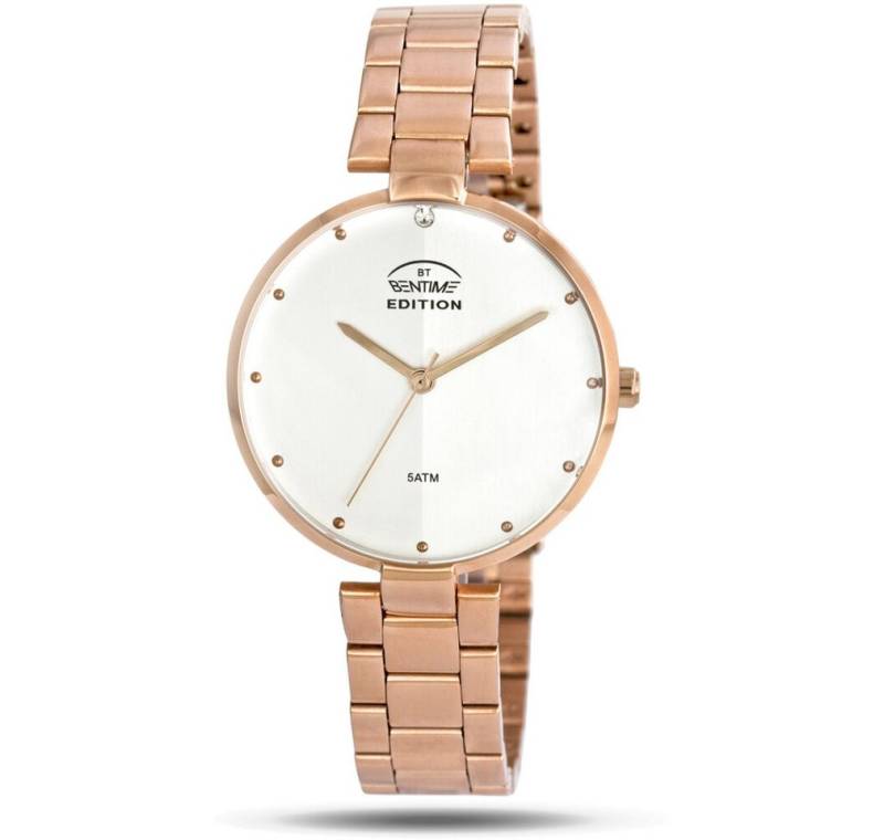 Bentime Luxusuhr Dámské analogové hodinky E3939-CR2-3 Bentime Luxusuhr Dámské analogové hodinky E3939-CR2-3 von Bentime
