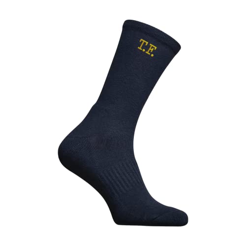 Bentini Sportsocken | Gr. 35-49 | Damen & Herren | Personalisiert bestickt mit Initialen | Funktionssocken | Geschenkidee (35-38, schwarz) von Bentini