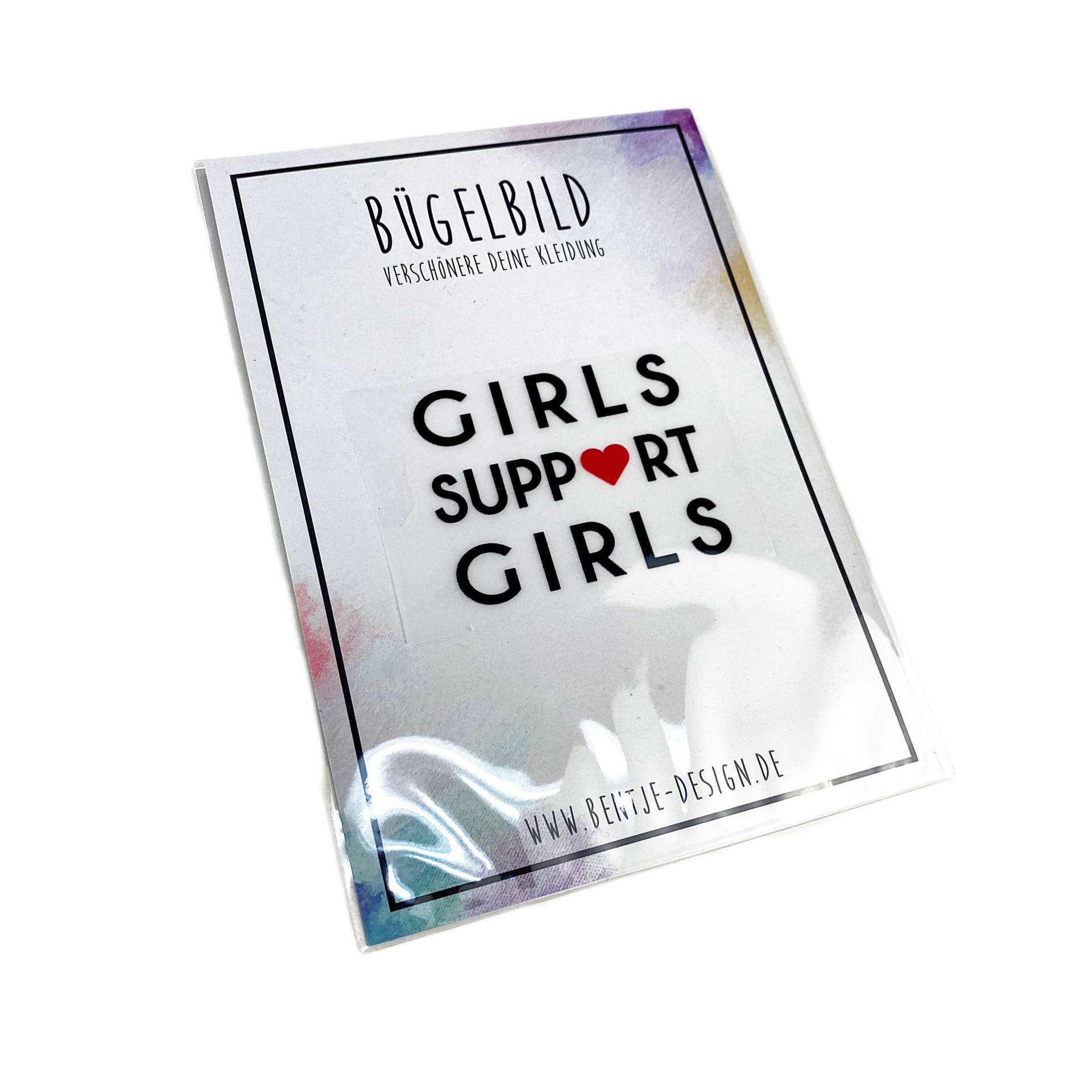 Bügelbilder, Girls Support Girls, Feminismus, Spruch, Statement, Diy, Aufbügler von BentjeDesign