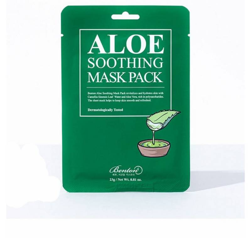 Benton Gesichtsmaske Tuchmaske Aloe Soothing Mask Pack, 1 St von Benton