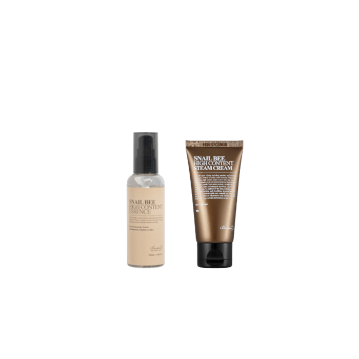 Benton - Snail Bee High Content Essence - 100ml (1ea) + Steam Cream - 50g (1ea) Set von Benton