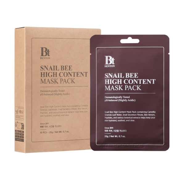Benton - Snail Bee High Content Mask Pack - 10stücke von Benton
