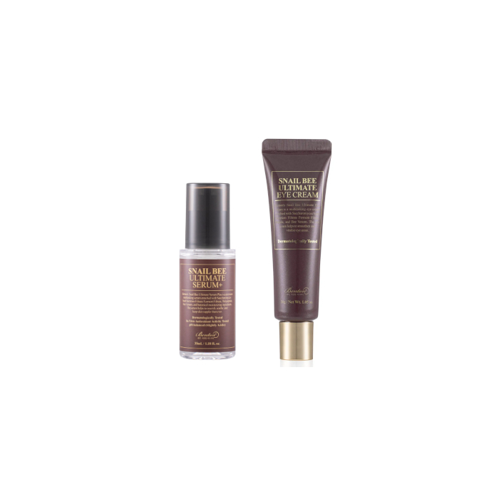 Benton - Snail Bee Ultimate Eye Cream - 30g (1ea) + Serum+ - 35ml (1ea) Set von Benton