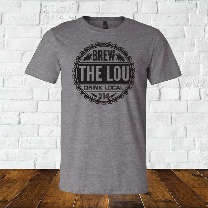 Brew The Lou - Stl City Shirt Von Benton Park Prints, Stl, St. Louis. Saint Louis Brew The Lou - Stl City Shirt Von Benton Park Prints, Stl, St. Louis. Saint Louis von BentonParkPrints