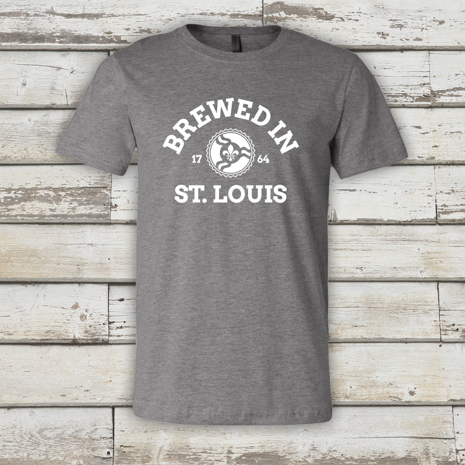 Gebraut in St. Louis - Ein Stl City Shirt Von Benton Park Prints, St Louis, Saint von BentonParkPrints