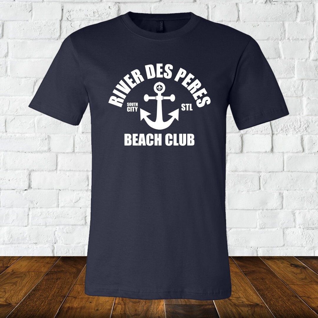 River Des Peres Beach Club - Ein Stl City Shirt Von Benton Park Prints, St Louis, Saint von BentonParkPrints