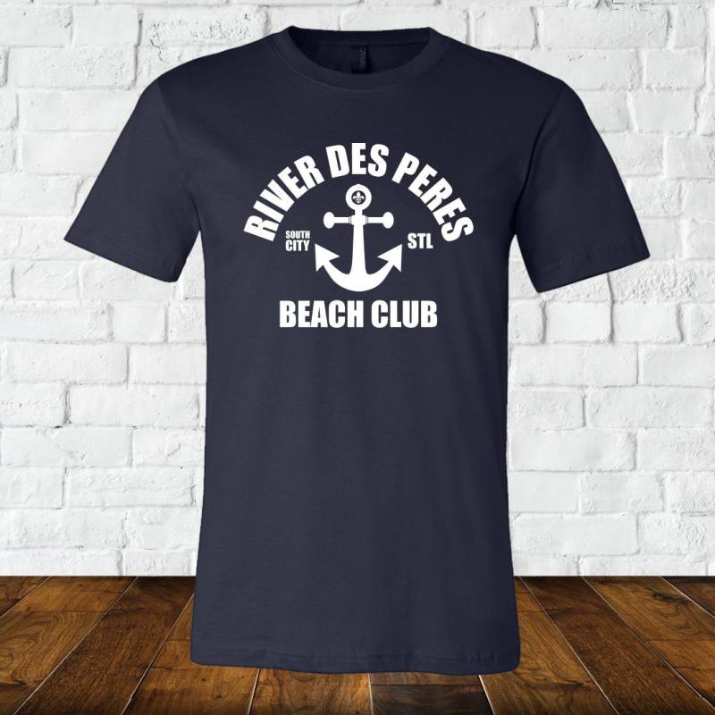 River Des Peres Beach Club - Ein Stl City Shirt Von Benton Park Prints, St Louis, Saint River Des Peres Beach Club - Ein Stl City Shirt Von Benton Park Prints, St Louis, Saint von BentonParkPrints