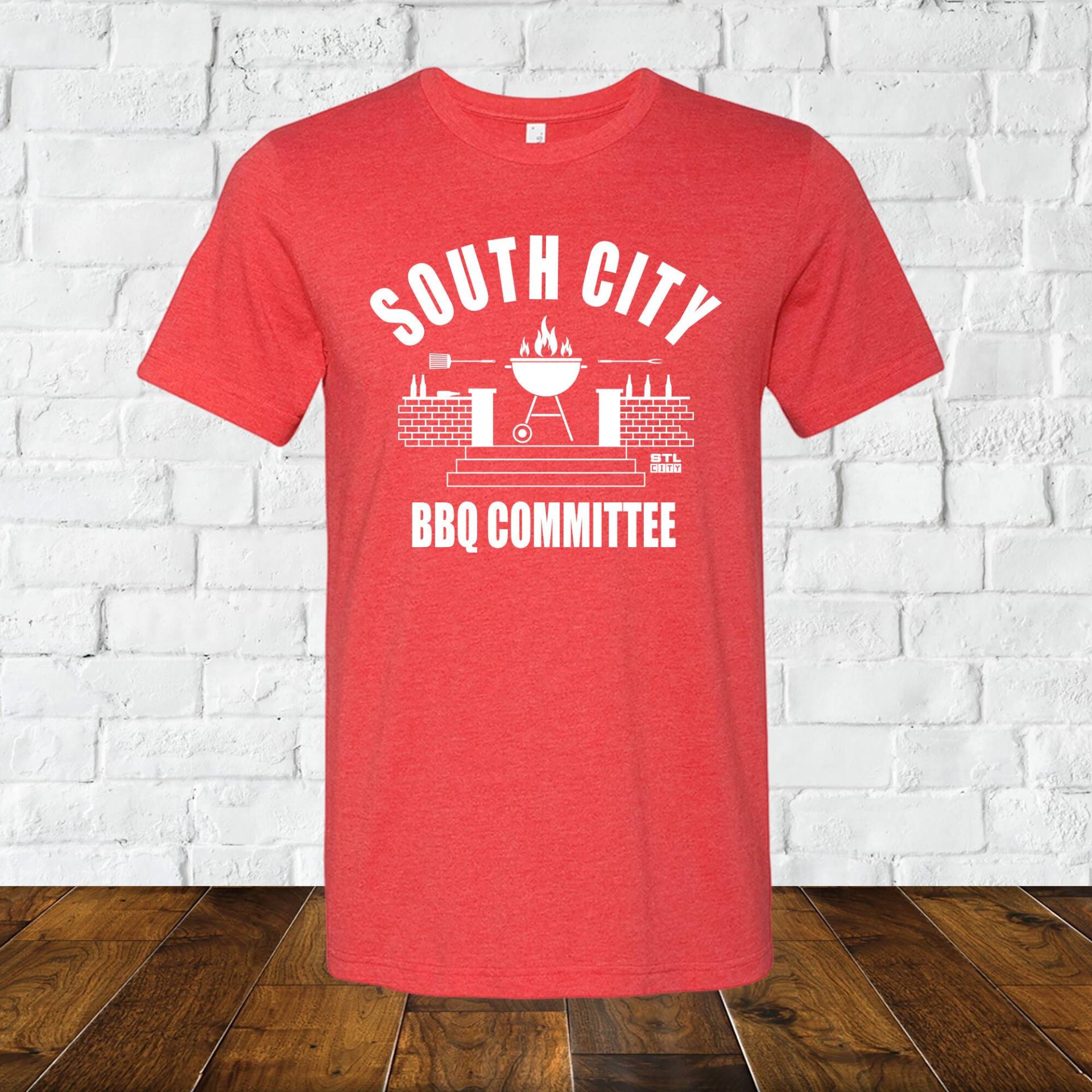 South City Bbq Committee - Ein Stl Shirt Von Benton Park Prints, St Louis, Saint von BentonParkPrints