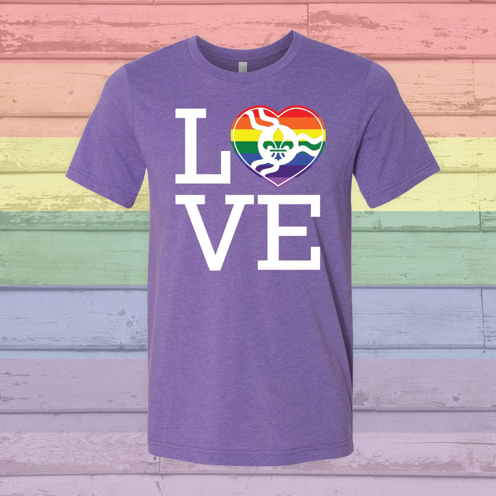 Stl Love Pride - Ein City Shirt Von Benton Park Prints, St Louis, Saint von BentonParkPrints