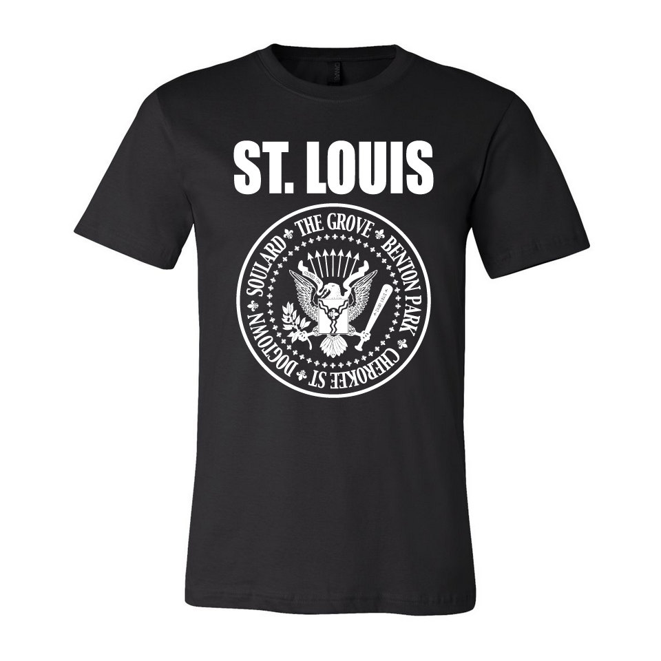 Stl Präsidial Siegel T-Shirt, St Louis Saint T-Shirt von BentonParkPrints