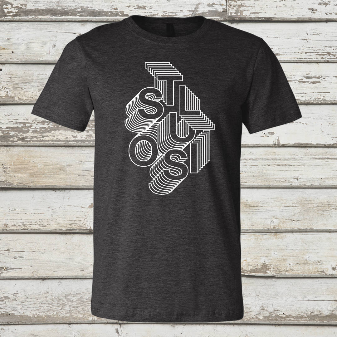 Stl Typography Steps - Ein City Shirt Von Benton Park Prints, St Louis, Saint von BentonParkPrints